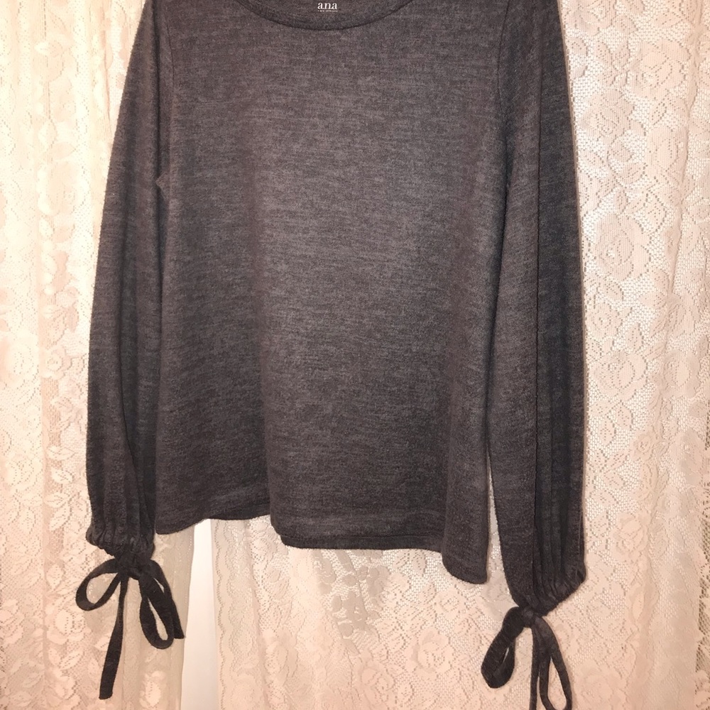 a.n.a. grey sweatshirt.